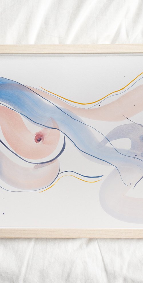 'Sunlit', nude study by Eve Devore