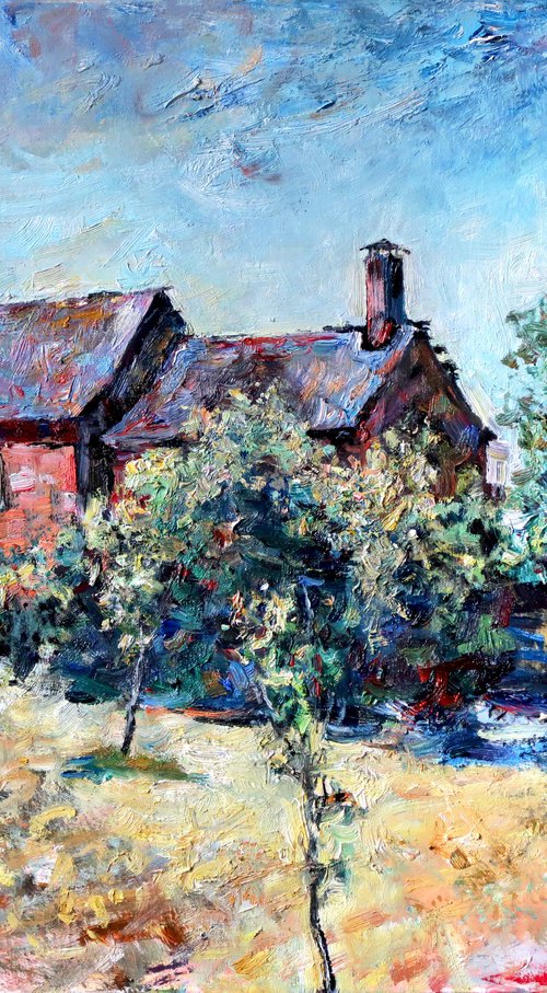 Farm Near Collonges-la-Rouge by Nikifor Swiristuhin