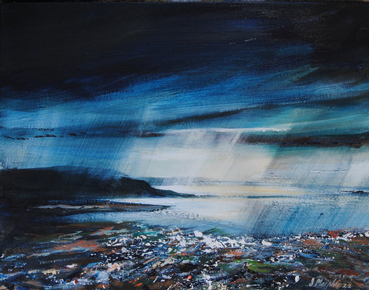  Sunlight At Earlish Point By Ian Macphie, 18 X 14, Artwork For Sale On Artfinder
