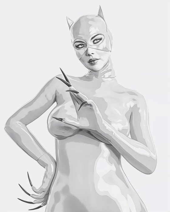 Catwoman BW 4