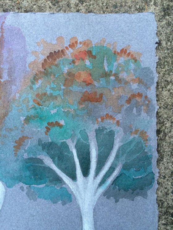 Autumn - Woman as tree