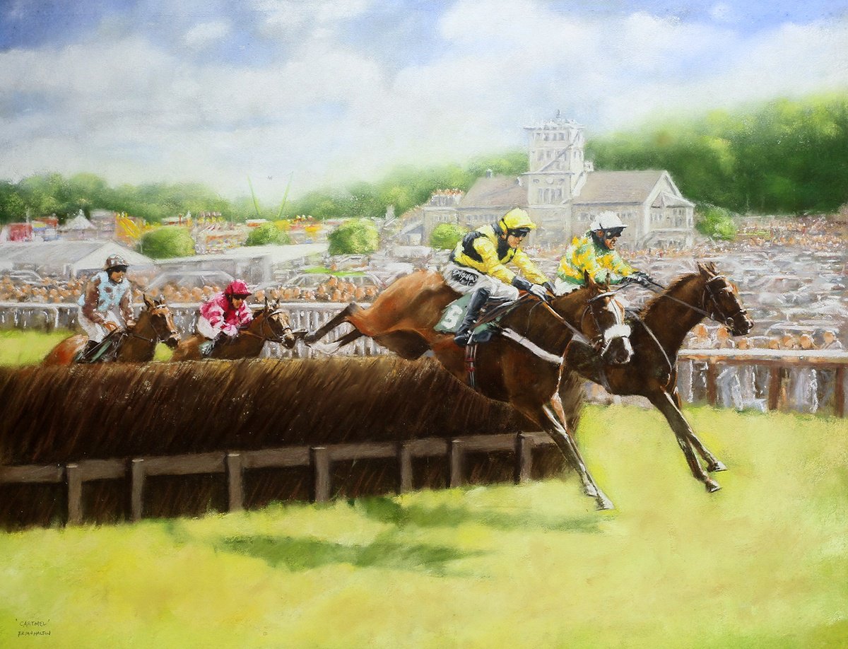 Racing at Cartmel by Brian Halton