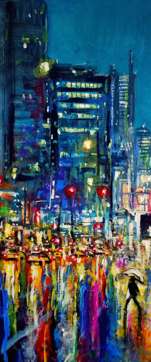 New York in night 24 by Vishalandra Dakur