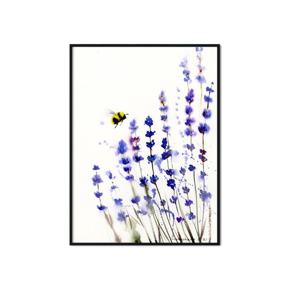 lavender and bumblebee #2
