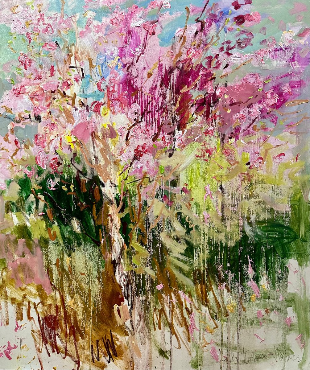 Spring tree by Lilia Orlova-Holmes