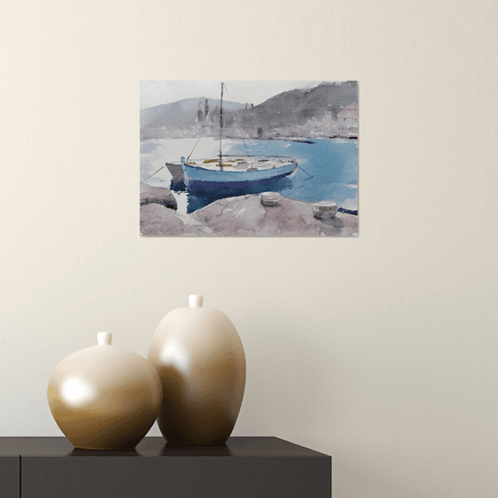 Boat in the harbor