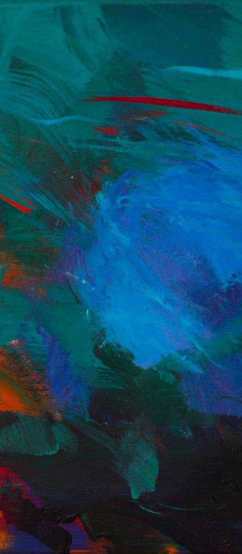 Into the blue IV by Ute Laum