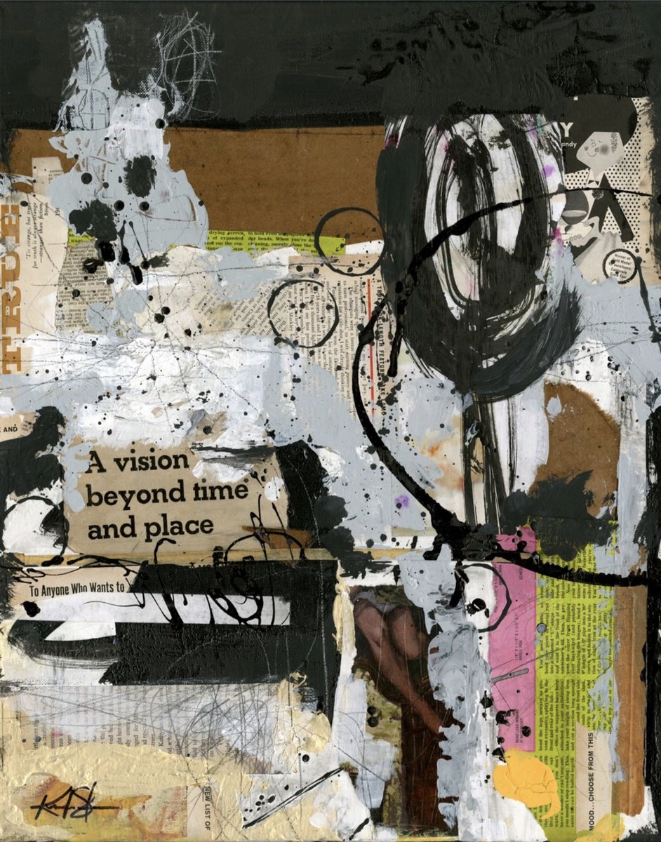 Expressive Painting , A Vision Beyond Time And Place By Kathy Morton Stanion, 16 X 20, Artwork For Sale On Artfinder