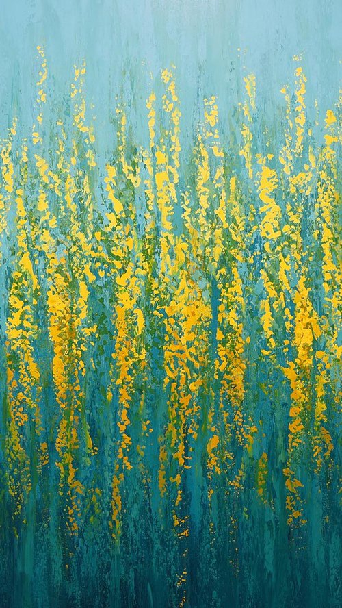 Summer Yellow - Flower Field by Suzanne Vaughan