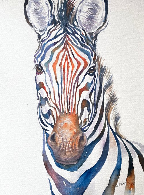 Blue Zebra Jim by Arti Chauhan