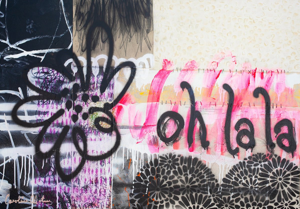 Oh La La By Carolina Alotus, 39 X 28, Artwork For Sale On Artfinder
