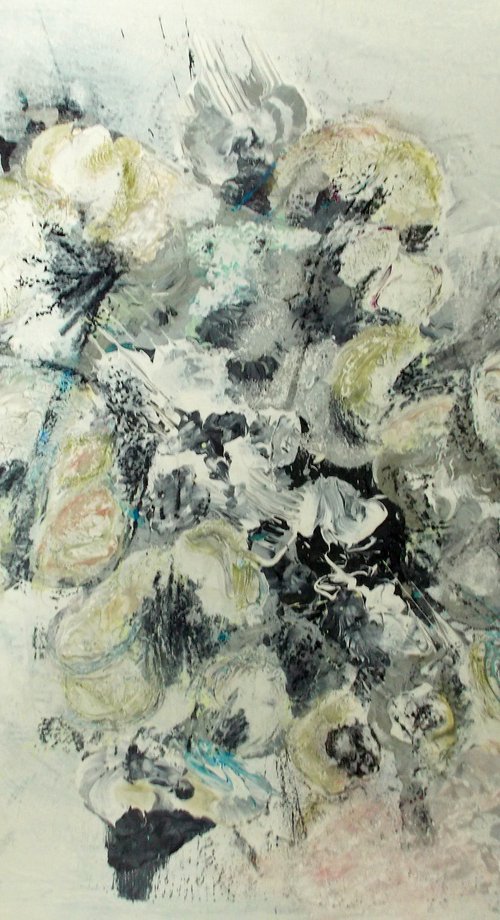 IN THE FRENZY OF ABSTRACT FLOWERS 2 by Christa Haack