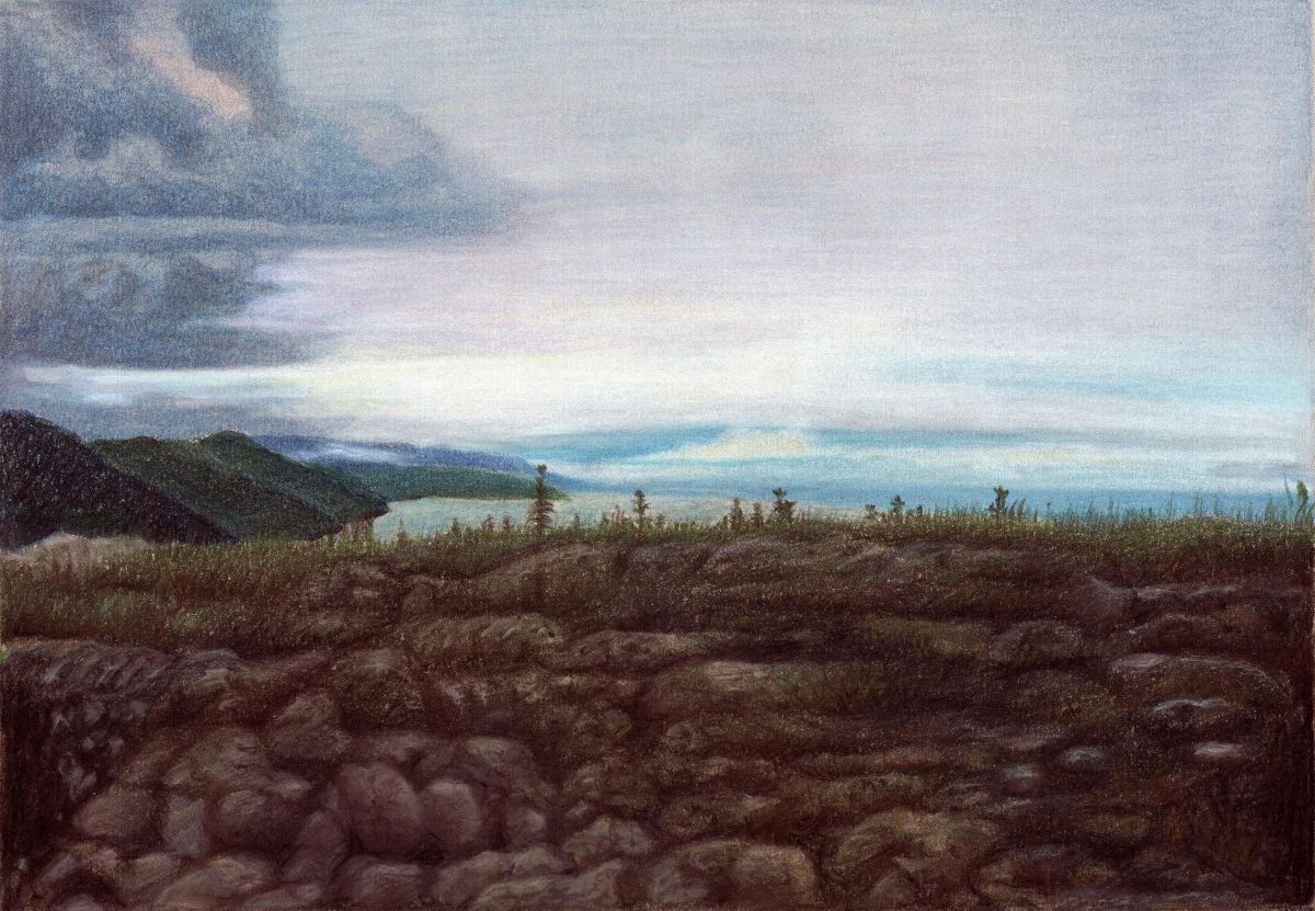 Photorealistic Pastel Drawing , Island Cres By Nives Palmic, 17 X 12, Artwork For Sale On Artfinder