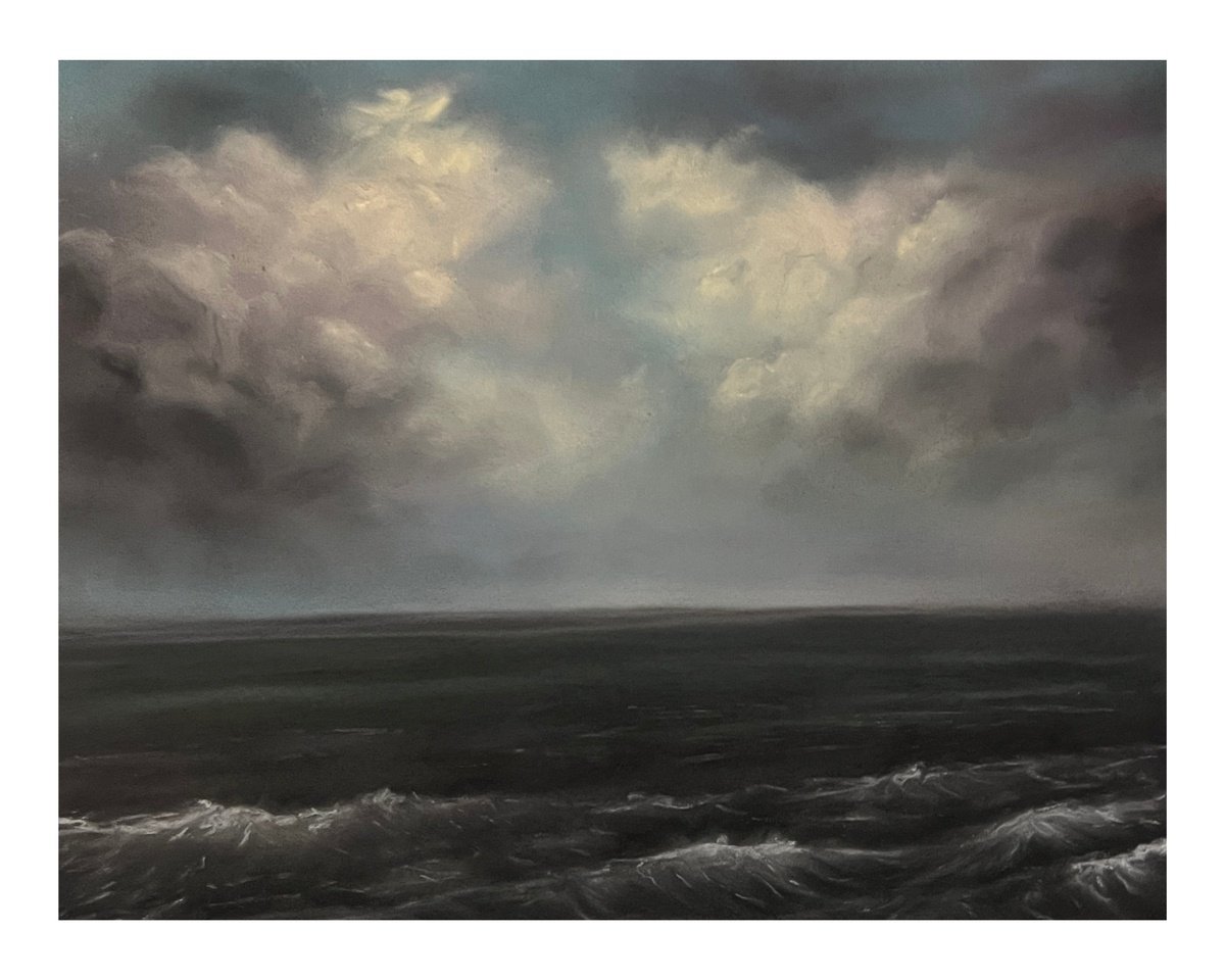 Impressionistic Painting , Vom Meer Getragen By Sophie Kruszynski, 12 X 9, Artwork For Sale On Artfinder