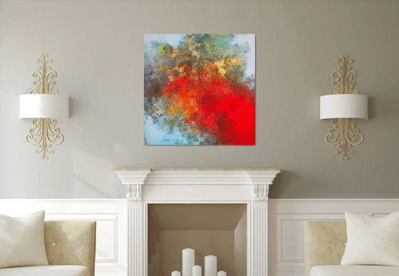 100x100cm. / abstract painting  / Episode 73
