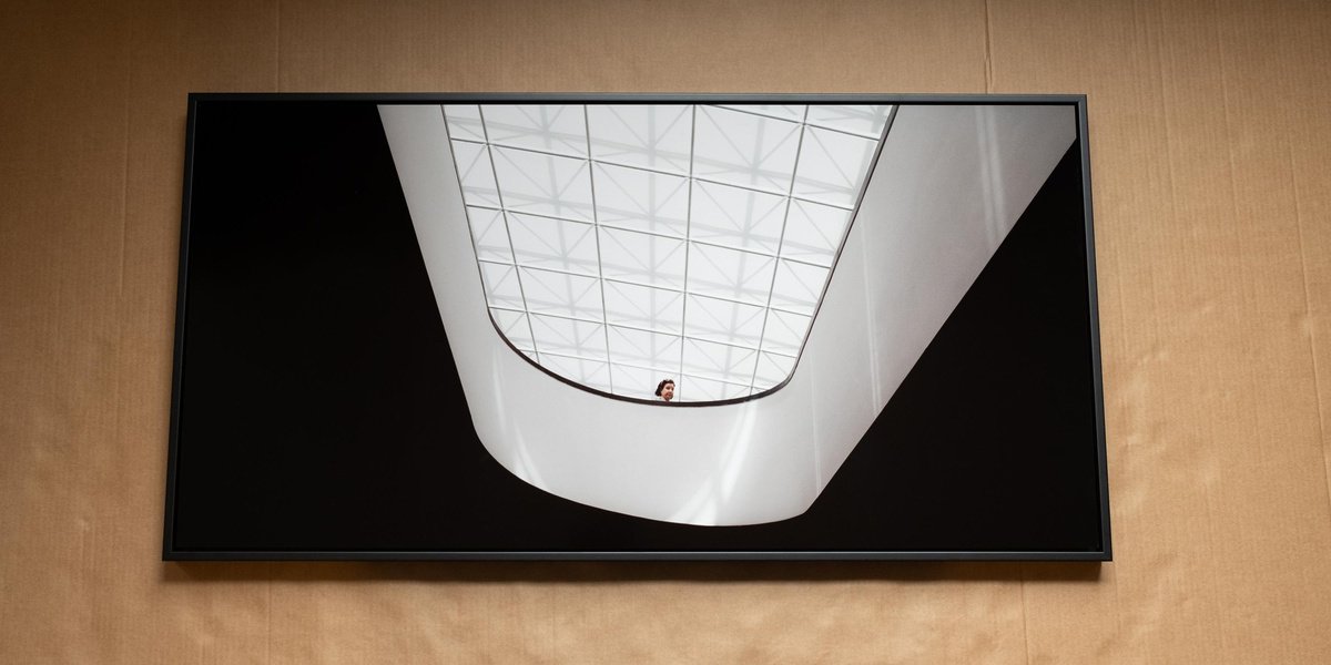 Geometric Photograph , Woman In U By Hyun De Grande, 41 X 22, Artwork For Sale On Artfinder