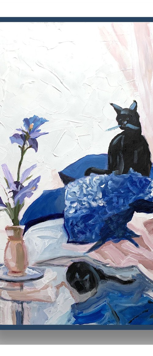 The Iris and the Cat. by Vita Schagen