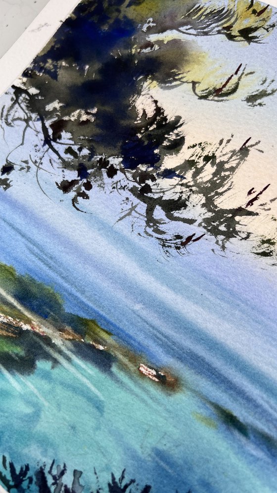 The azure serenity of Italy