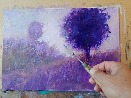 The purple tree