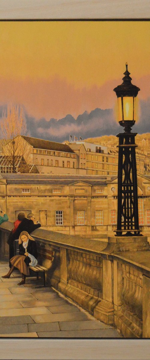 Winter Evening Pulteney Bridge by Paul Simpkins