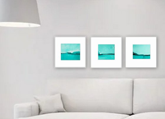 Abstract Landscape. Set of 3.