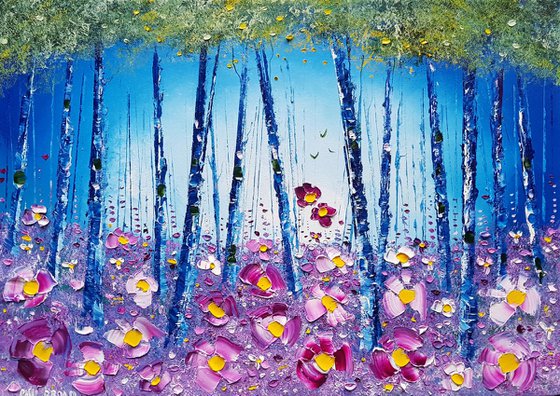 "Azure Forest & Flowers in Love"