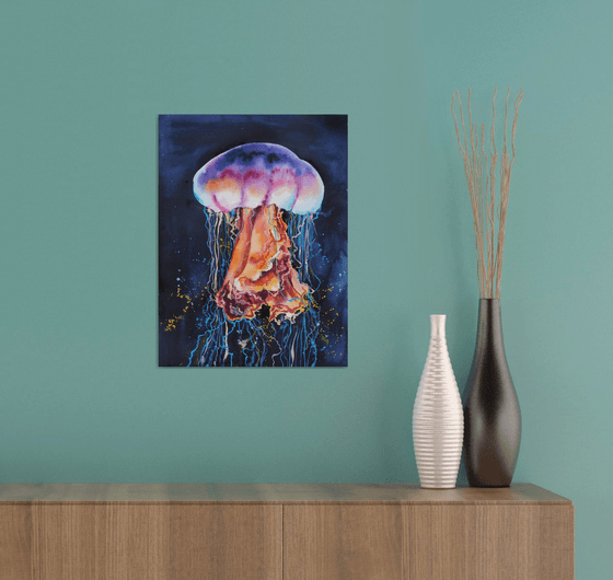 Jellyfish - original watercolor artwork