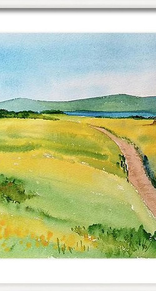 Impressionist Summer Meadow by Asha Shenoy