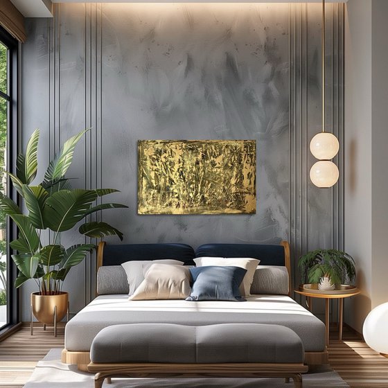 Gold Leaf 110x60x2 cm