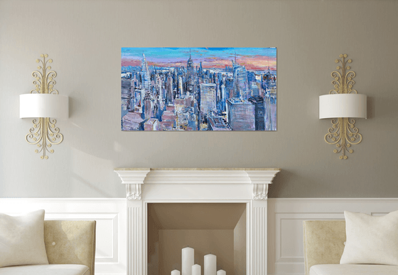 Manhattan New York 140 x 75 cm