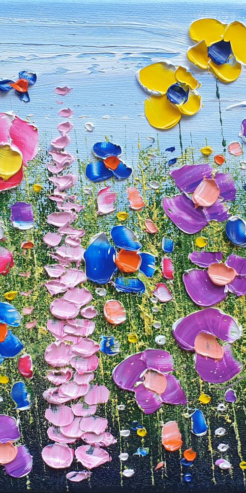 "Wild Meadow Flowers in Love" by Phil Broad