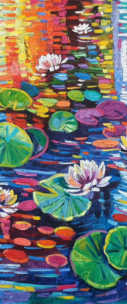 Water lilies reflections by Vanya Georgieva