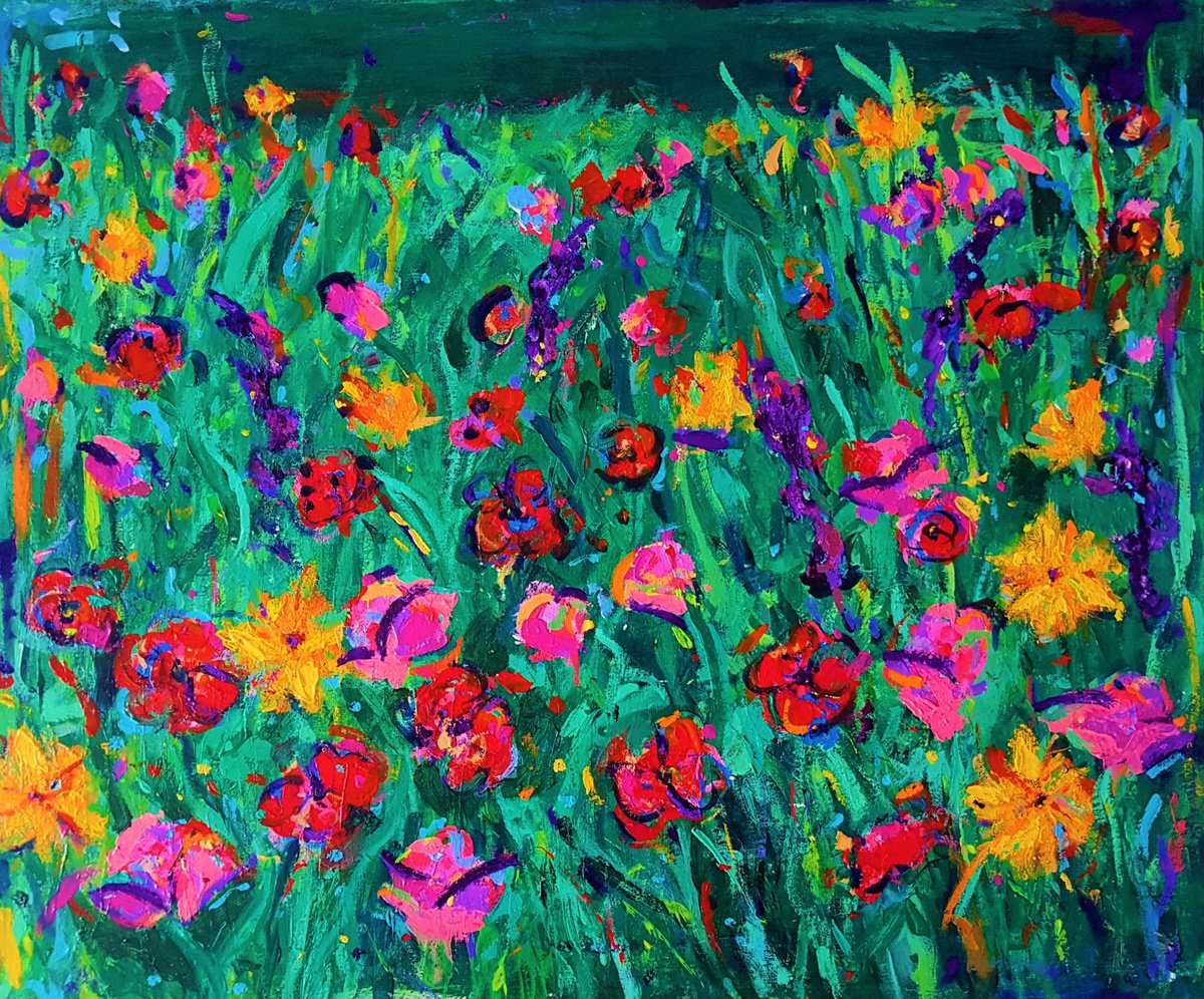 Flower Field by Dawn Underwood