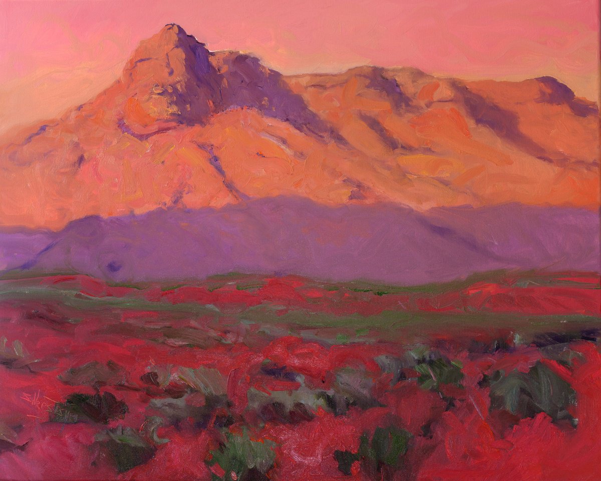 Evening In High Deserts By Suren Nersisyan, 30 X 24, Artwork For Sale On Artfinder