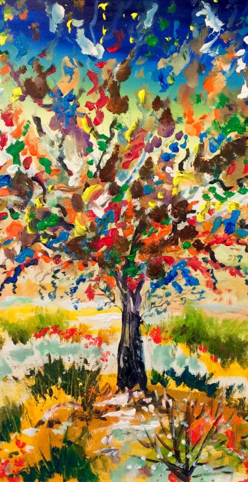Multicolor tree by Alejos
