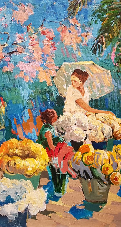 Flower seller – One of a Kind by Hrachya Hakobyan