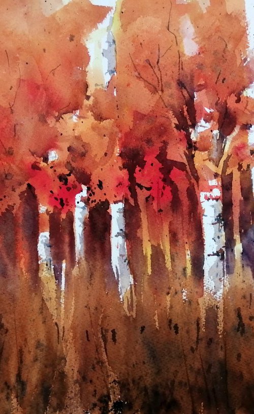 autumn landscape 3 by Giorgio Gosti