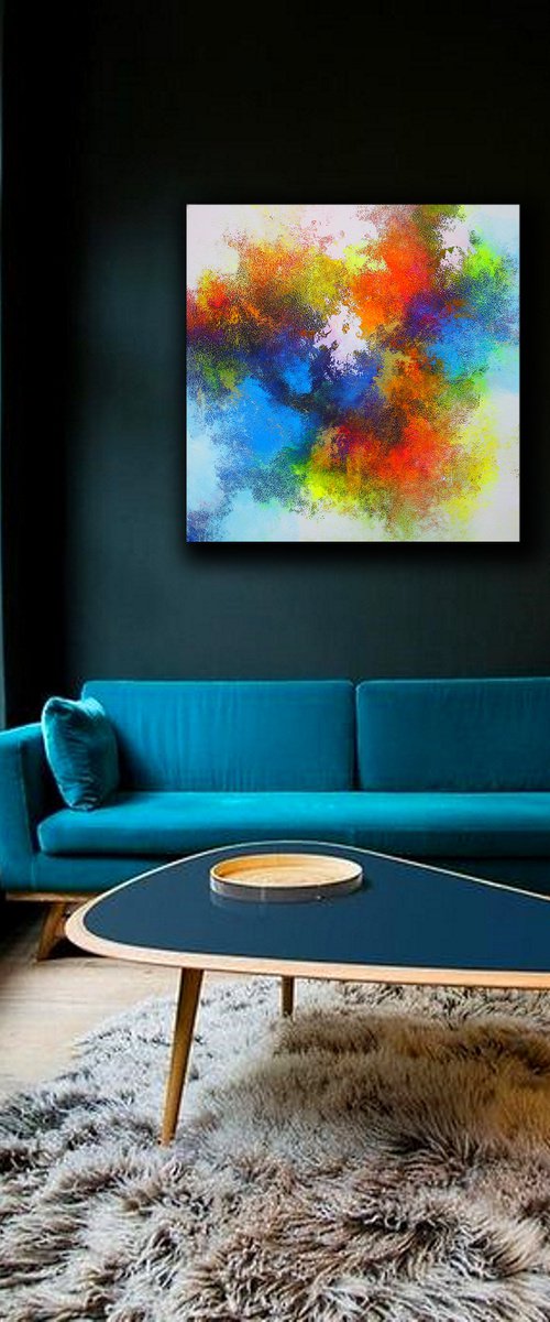 100x100cm. / Abstract ART / Episode 89 by Alex Senchenko