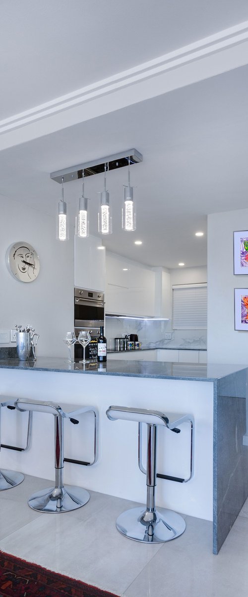 Set of 2 «Violet Dawn» by Mariia Raskin