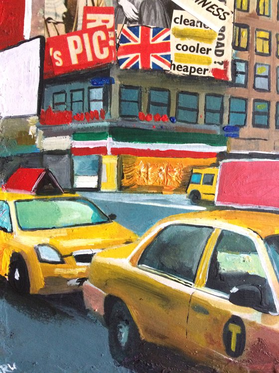 New York, Taxis and Billboards