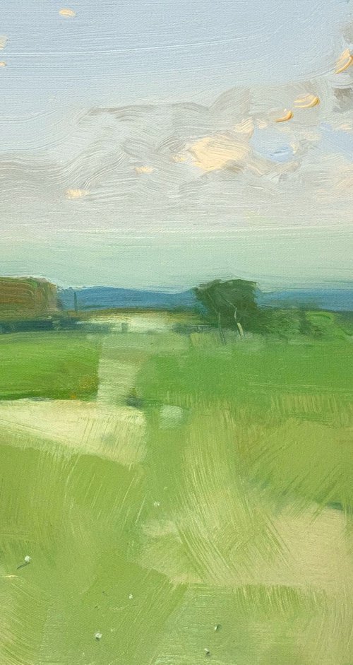 Summer Day, Original oil painting, Handmade artwork, One of a kind by Vahe Yeremyan