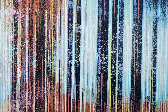 Spring Trees At Sunset