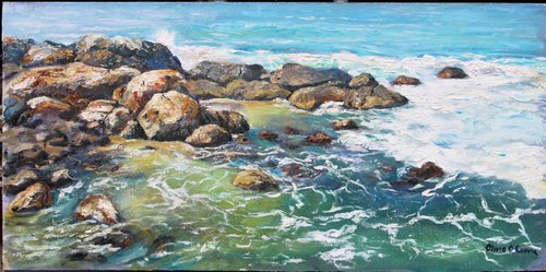 Water and Rocks by Olivia O'Carra
