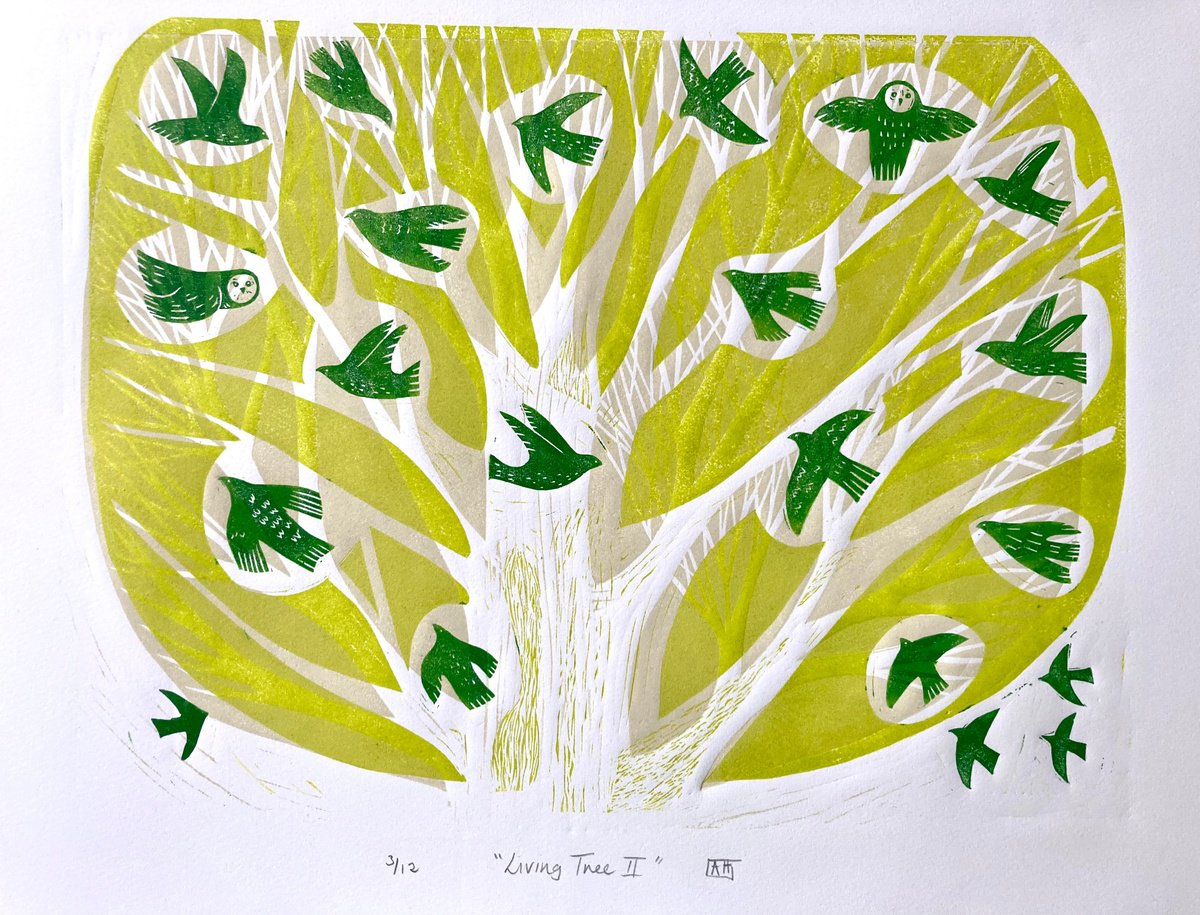 Living Tree II (Spring) by Alison Headley