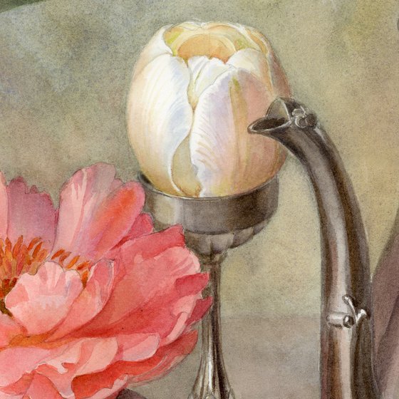 Breakfast with Tulips