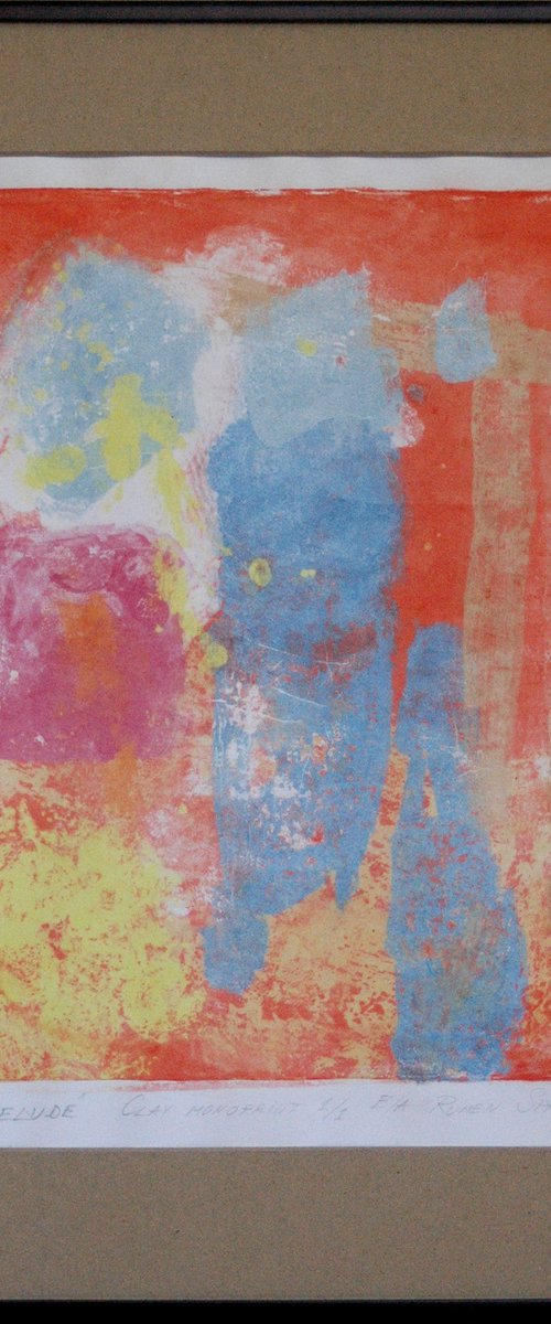 "Prelude". Monoprint. by Rumen Spasov