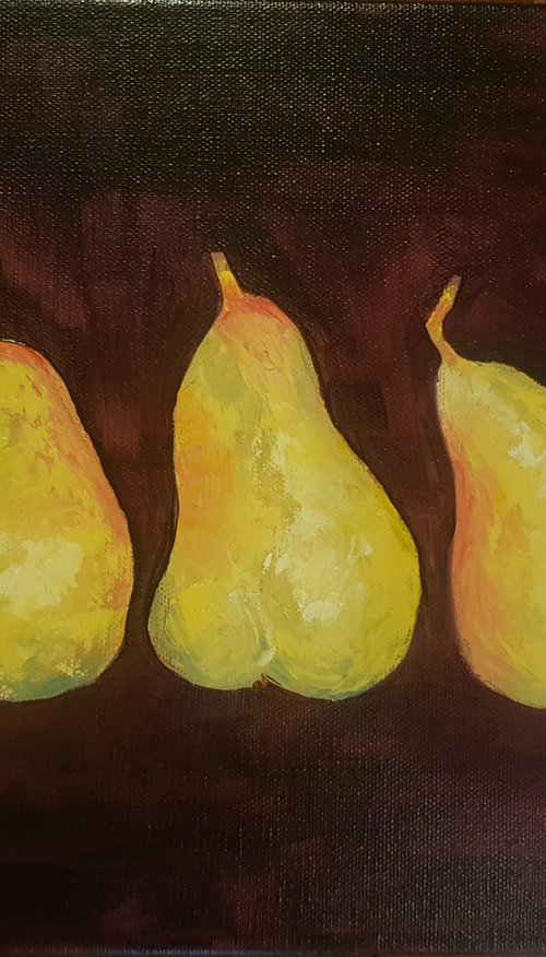 Tres Peras (Three Pears) by Michele Wallington