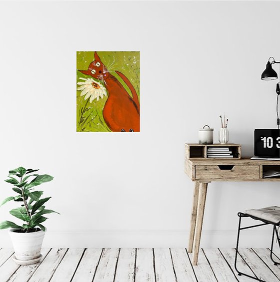 Cat Original Painting