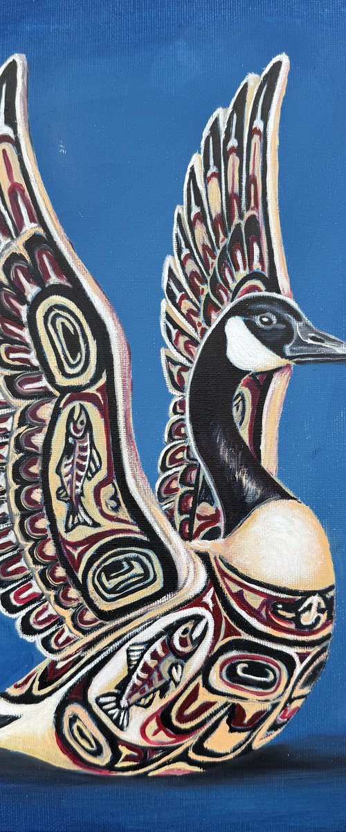 Pacific Spirit Goose by Olga Bunevich