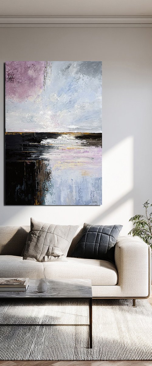 Soft Light Across Still Water-Clouds wall art by Tatiana Malinovscaia